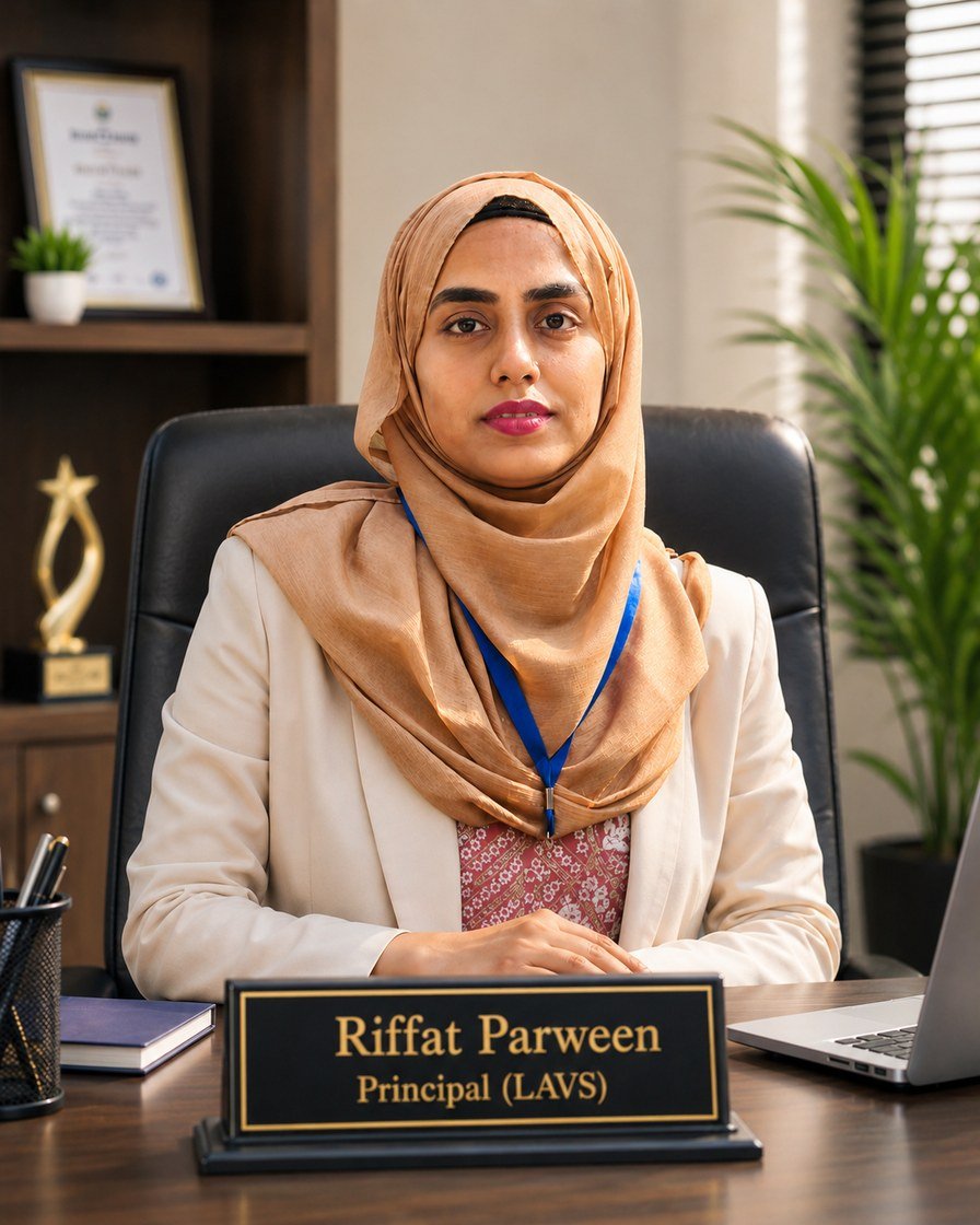 Riffat Parween, Principal of Little Angel Valley School